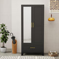 Modern Wardrobe with Mirror & Drawer